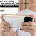 iPhone 15 Pro Max - cover i dobbeltsidet HD-hærdet glas, kompatibelt med MagSafe - lilla