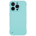 iPhone 14 Pro Max Plastik Cover Uden Sider - Babyblå