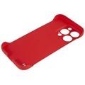 iPhone 14 Pro Max Plastik Cover Uden Sider - Rød