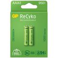 GP ReCyko 1000 Genopladelige AAA-batterier 950mAh - 2 stk.