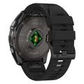 Garmin Fenix 5/6/6 Pro/7/8/E Tech-Protect Silikone line rem - 47mm - Sort