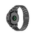 Garmin Fenix 5S/5S Plus/6S/6S Plus/7S Rustfrit Stål Rem - Sort