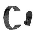 Garmin Fenix 5S/5S Plus/6S/6S Plus/7S Rustfrit Stål Rem - Sort