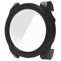 Garmin Fenix 8 Plastikcover med Skærmbeskyttelse Hærdet Glas - 47mm - Sort