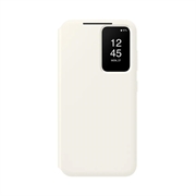 Samsung Galaxy S23 5G Smart View Wallet Cover EF-ZS911CUEGWW (Open Box - Fantastisk stand) - Cremefarvet