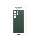 Samsung Galaxy S23 Ultra 5G Læder Cover EF-VS918LGEGWW - Grøn