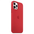 iPhone 12/12 Pro Apple Silikone Cover med MagSafe MHL63ZM/A - Rød