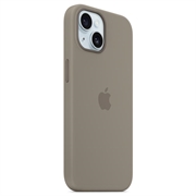 iPhone 15 Apple Silikone Cover med MagSafe MT0Q3ZM/A - Ler