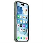 iPhone 15 Plus Apple Silikone Cover med MagSafe MT183ZM/A - Cypresgrøn