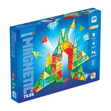 Geomag Gems 100 magnetiske fliser til børn