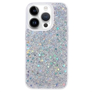 iPhone 15 Pro Glitter Flakes TPU Cover