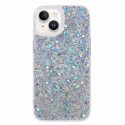 iPhone 15 Glitter Flakes TPU Cover