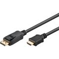 Goobay DisplayPort til HDMI-kabel - UHD, 4K @ 60 Hz - 1m