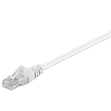 Goobay RJ45 U/UTP CAT 5e Netværkskabel - 10m - Hvid