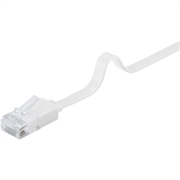 Goobay RJ45 U/UTP CAT 6 Flad Netværkskabel - 7m - Hvid