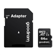 GoodRam MicroSDHC-hukommelseskort M1AA-0640R12 - Klasse 10 - 64GB