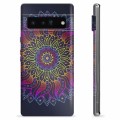 Google Pixel 6 Pro TPU Cover - Farverig Mandala