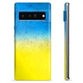 Google Pixel 6 Pro TPU Cover Ukrainsk Flag - Tofarvet