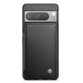 Google Pixel 8 Pro Caseme C22-etui RFID-kortpung - Sort