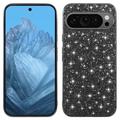 Google Pixel 9/9 Pro Glitter Series Hybrid Cover - Sort