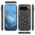 Google Pixel 9/9 Pro Glitter Series Hybrid Cover - Sort