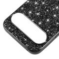 Google Pixel 9/9 Pro Glitter Series Hybrid Cover - Rød