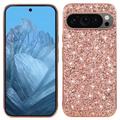 Google Pixel 9/9 Pro Glitter Series Hybrid Cover - Rødguld