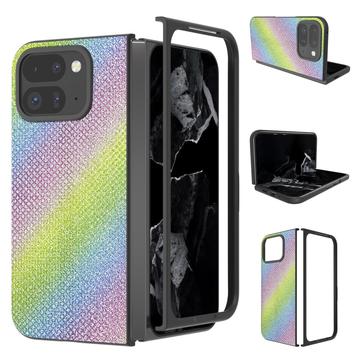 Google Pixel 9 Pro Fold Rhinestone Tekstur Hybrid Cover