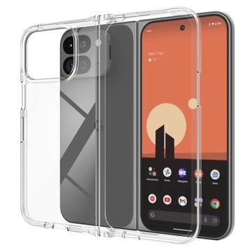 Google Pixel 9 Pro Fold Ridsefast Hybrid Cover - Gennemsigtig