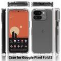 Google Pixel 9 Pro Fold Ridsefast Hybrid Cover - Gennemsigtig