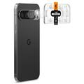 Google Pixel 9 Pro Spigen Glas.tR Ez Fit Optik Kameralinsebeskytter - 2 Stk. - Gennemsigtig