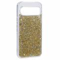 Google Pixel 9 Pro XL Glitter Flakes TPU Cover - Guld