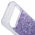 Google Pixel 9 Pro XL Glitter Flakes TPU Cover - Lilla