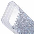 Google Pixel 9 Pro XL Glitter Flakes TPU Cover - Sølv