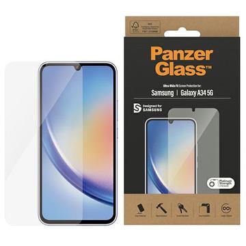 Samsung Galaxy A34 5G PanzerGlass Ultra-Wide Fit Skærmbeskyttelse Hærdet Glas - 9H