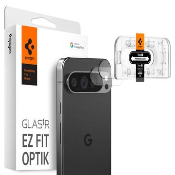 Google Pixel 9 Pro XL Spigen Glas.tR Ez Fit Optik Kameralinsebeskytter - 2 Stk. - Gennemsigtig