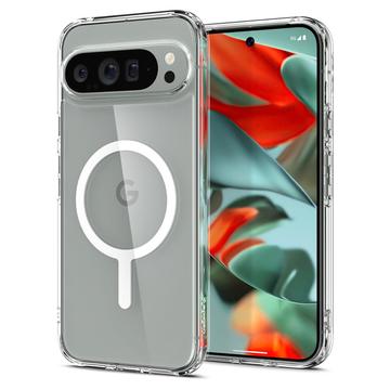 Google Pixel 9 Pro XL Spigen Ultra Hybrid Mag Cover - Hvid / Gennemsigtig