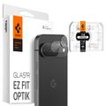 Google Pixel 9 Spigen Glas.tR Ez Fit Optik Kameralinsebeskytter - 2 Stk. - Gennemsigtig