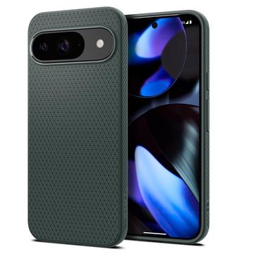 Google Pixel 9/9 Pro Spigen Liquid Air TPU Cover - Mørkegrøn