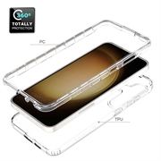 Samsung Galaxy S24 Gradient Series Hybrid Cover - Blå / Gennemsigtig