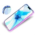 Gradient Stødtæt iPhone 14 Plus TPU Cover - Blå / Pink