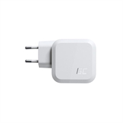 Green Cell GC PowerGaN 65W-oplader - 2x USB-C strømforsyning og 1x USB-A, Quick Charge 3.0-kompatibel - Hvid