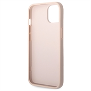 iPhone 15 Plus Guess 4G Big Metal Logo Hybrid Cover - Pink