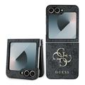 Samsung Galaxy Z Flip6 Guess 4G Big Metal Logo Hybrid Cover - Sort