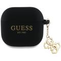 AirPods 4 Guess 4G Charm Silikone Cover - Sort