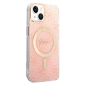 Guess 4G Edition Bundle Pack iPhone 14 Cover & Trådløs Oplader - Pink