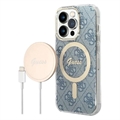 Guess 4G Edition Bundle Pack iPhone 14 Pro Cover & Trådløs Oplader