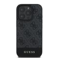 iPhone 16 Pro Guess 4G Stripe Hybrid Cover - Grå