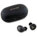 Guess Grained Classic Logo True Wireless øretelefoner - sort