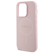 iPhone 15 Pro Guess Saffiano Hybrid Cover - MagSafe Kompatibel - Pink